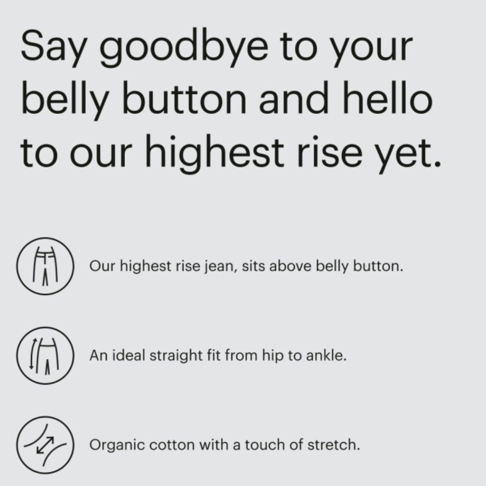 Everlane organic way high jean (tall) - Picture 4 of 8